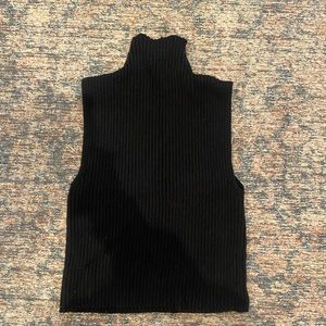 Zara turtle neck knit crop top size Medium